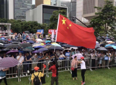撑香港十万人大集会 拳手玄武反暴